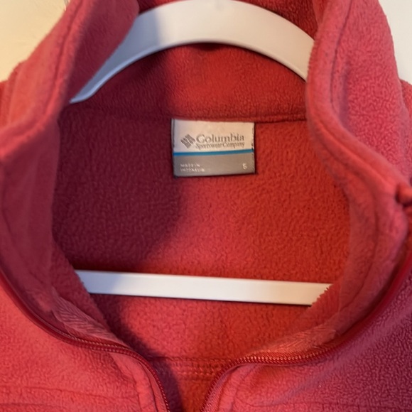 Pink Full-Zip Columbia Sweater - Picture 3 of 3